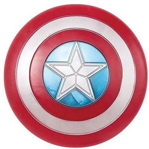 Rubie's 35527 Officieel Marvel-kostuumaccessoires Captain Americas schild, Avengers, 61 cm, volwassenen, eén maat,Meerkleuren