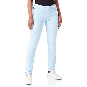 Love Moschino Pockets Skinny Fit Personnalized with Shiny Back Tag Casual Light Blue pour femme, Bleu clair., 26