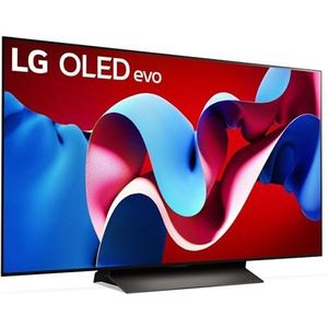 LG OLED48C47LA Téléviseur OLED evo 48"" (121 cm) avec processeur AI α9 Gen7 4K, Dolby Vision, jusqu'à 120 Hz, année modèle 2024