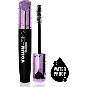 Mascara Revlon Volumazing Waterproof (waterdicht), XXL-borstel voor dikke, zachte en duurzame wimpers, Blackest Black WP (951), 9 ml