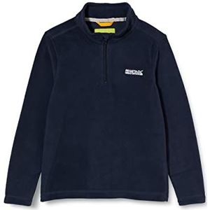 Regatta Junior Hot Shot fleece met 1/2 ritssluiting, uniseks, kinderen, marineblauw/marineblauw, maat 3XL (fabrieksmaat: 13 YR)