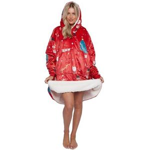 Kerstmis deken met capuchon voor volwassenen | Kerst hoodie deken | Beste kerstcadeau