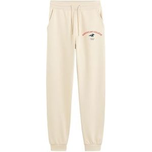 AMERICAN COLLEGE USA Pantalons Joggings Chinos Sport Vêtements Chaud Mixte Hommes et Femmes Décontracté Modèle ACJOGW3 Beige L, Beige, L