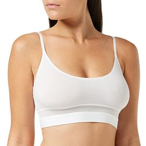 Sloggi Ever Fresh Crop Top bustier voor dames, Wit