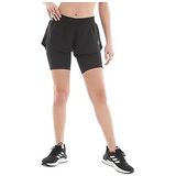 adidas Damesshorts, Zwart/Zwart