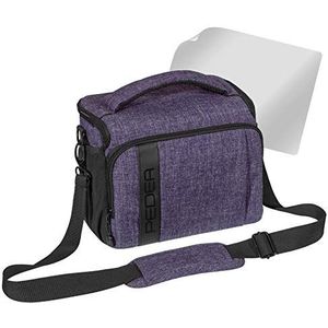 PEDEA Cameratas voor DSLR-camera Fashion met displaybeschermfolie, maat XL, violet