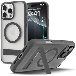 Spigen Beschermhoes voor iPhone 16 Pro Max, Ultra Hybrid S MagFit, [flexibele bevestiging] 6,9 inch - Frost Grey