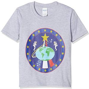 Brands In Limited NASA Globe Astronauts meisjes sweatshirt grijs (Sports Grey Spgry) 5-6 jaar, grijs (Sports Grey Spgry)