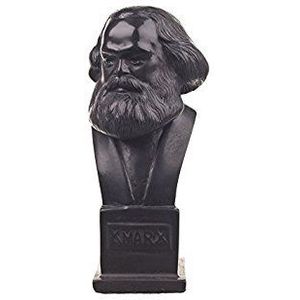 danila-souvenirs borst/stenen beeld van de Duitse filosoof/socialist Karl Marx 12 cm