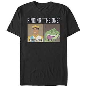 Disney The Princess & The Frog-Naveen Meme Organic, T-shirt met korte mouwen, zwart, S, SCHWARZ