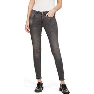 G-STAR RAW 3301 Mid Waist Skinny Jeans dames, Blauw (Medium Aged D05889-A634-071)