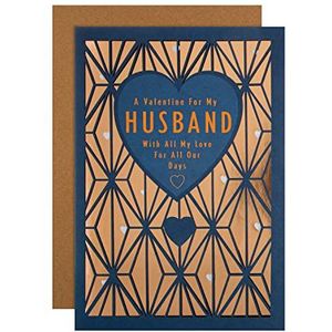 Hallmark Valentijnskaart voor echtgenoot - traditioneel hartmotief