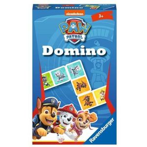 Ravensburger Afhaalspel - 20845 - Paw Patrol Domino - het beroemde legspel voor kinderen vanaf 3 jaar