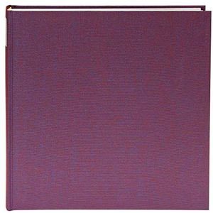 Goldbuch Trend fotoalbum, 60 pagina's, met kristallen bladeren, 25 x 25 cm, blackberry, 25 x 25 cm