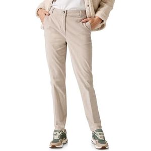 Cecil B378179 Chino van corduroy voor dames, Licht hazelnootbeige