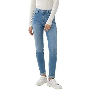 Q/S designed by Dames jeans snit: Sadie Skinny Leg, Blauw, 34W/30L, Blauw