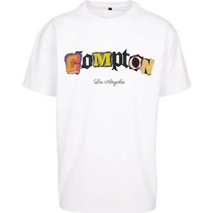 Mister Tee Compton L.a. T-shirt, oversized, uniseks, Wit