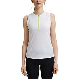 ESPRIT Sports Tennis T-shirt voor dames, 100/wit, S, 100 / wit