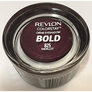 Revlon Colorstay Creme Oogschaduw, langhoudend, mat of glinsterend, met applicatorkwast, voile, bordeaux, Merlot (825)