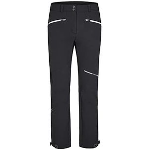 Ziener Norea, softshellbroek voor dames, skitour, Scandinavisch, winddicht, elastisch, functionele broek, zwart., 32