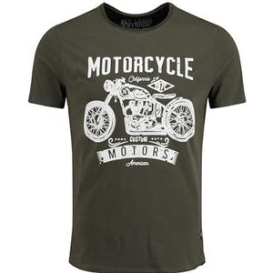 KEYLARGO T-shirt Oregon Trail Round pour homme, Vert feuille (1519), XL