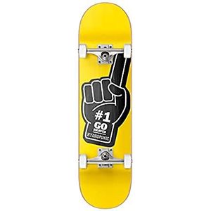 Hydroponic Hand CO Skateboard, uniseks, geel, 7,75 inch