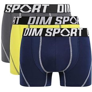 Dim boxershorts voor heren, katoen, stretch, versterkt, 3 stuks