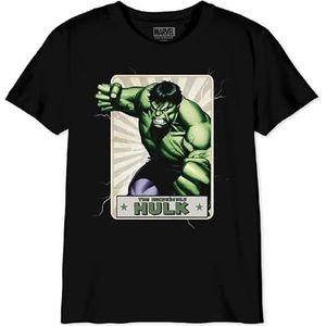 Marvel T-shirt voor jongens, zwart.