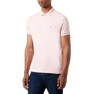Tommy Hilfiger Liquid Cotton Essential Reg poloshirt Mw0mw35585 Standaard poloshirt van vloeibaar katoen voor heren, Roze (roze tint)