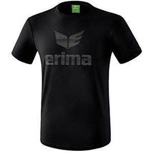 Erima Essentiële T-shirt voor heren, Zwart/Grijs