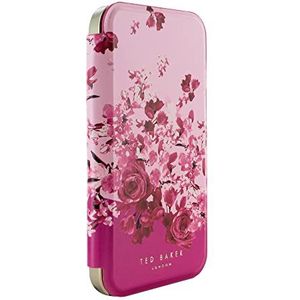 Ted Baker ALSTRIA Roze spiegel flip telefoonhoes voor iPhone 12/12 Pro hoes goud