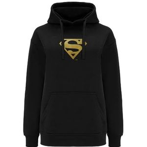 Ert Group Hooded Sweatshirt pour femme, Superman 005 Golden, S