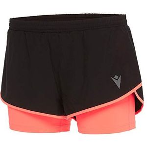 Macron - Run Kona Sca Tricia Micro Shorts 2.5 Stretch Blk/Ncor Wmn damesshorts