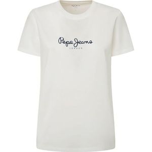 Pepe Jeans T-shirt Fiore pour femme, Blanc (Blanc), L