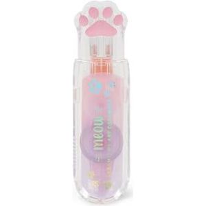 Legami - Lintcorrector - Meow, droog wit ideaal voor school en kantoor, concealer voor kinderen, tieners, volwassenen, kattenpoot, onmisbare schrijfwarenset, tip