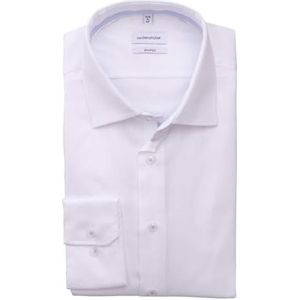 Seidensticker Business Hemd Chemise, Blanc, 37 cm Homme