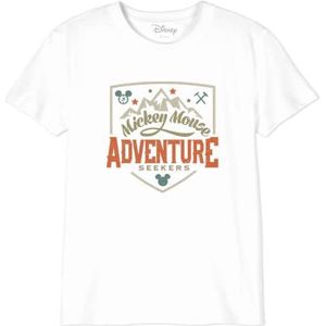 Disney Bodmickts101 T-shirt voor jongens (1 stuk), Wit.