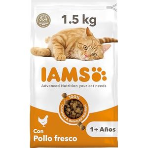 IAMS for Vitality Droogvoer met kip voor volwassen katten (1-6 jaar), 1,5 kg