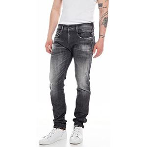 Replay Anbass Aged Jeans voor heren, lichtgrijs (095)