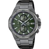 Casio EFV-640DC-3AVUEF Heren chronograaf kwarts horloge met roestvrijstalen armband, grijs armband, grijs., Armband
