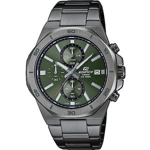 Casio EFV-640DC-3AVUEF Heren chronograaf kwarts horloge met roestvrijstalen armband, grijs armband, grijs., Armband