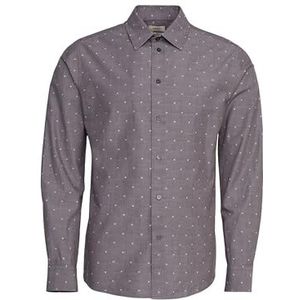 ESPRIT Chemise à carreaux en flanelle de coton, 020/Dark Grey, XL