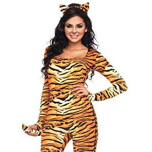 LEG AVENUE 83895 - Wild Tiger kostuum oranje/zwart maat M/L