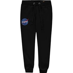 ALPHA INDUSTRIES NASA Jogger Kids Teens Sweatshirt voor kinderen, uniseks, zwart, 12 jaar, zwart.