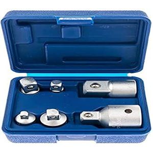 Dopsleutelset, A-6HAS 1/4 inch, 3/8 inch, 1/2 inch, 3/4 inch, gereduceerde steeksleutel, ratelsleutel, verlenging en reductie van steeksleutels