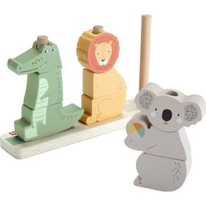 Fisher-Price Houten dieren stapelen en sorteren - Stapelspeelgoed