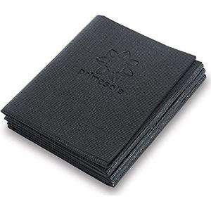 Primasole PSS91NH048A Yogamat, opvouwbaar, 0,6 cm dik, gemakkelijk te dragen, voor yoga, pilates, training, zwart, 172 x 61 x 0,6 cm