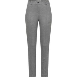 Raphaela by Brax Lillyth New Herringbone Jersey Damesbroek, grijs.