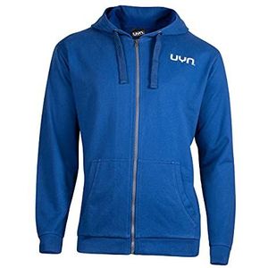 UYN Uynner Club Hyper Unisex sweatshirt met doorlopende ritssluiting, Estate Blauw