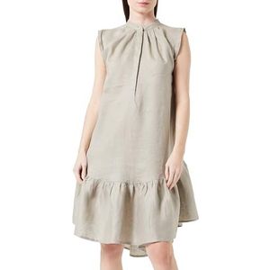 Mint & Mia Dress Bona Jurk, Khaki, 38 Dames, Khaki, 38, Khaki (stad)